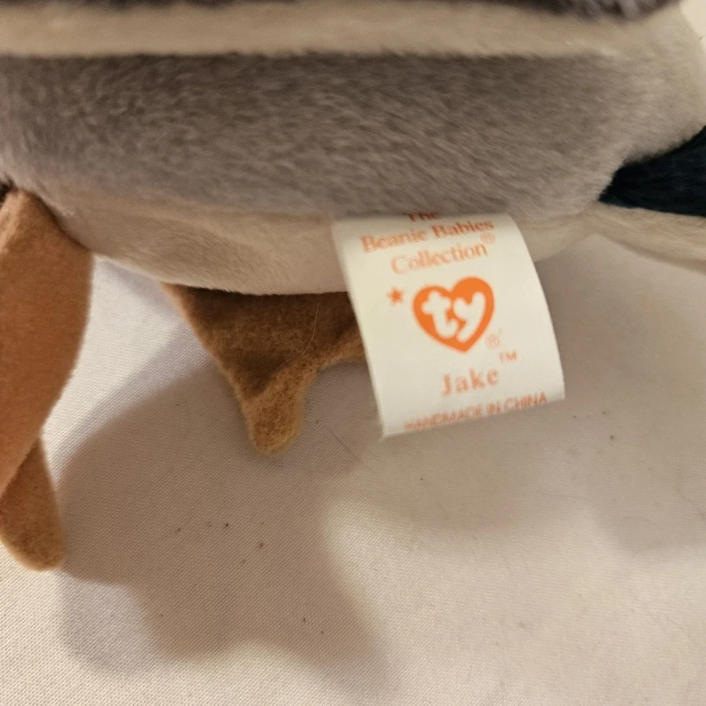 Ty Beanie Baby Jake The Drake 1997 With Tag - Picture 5 of 5